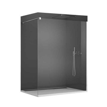Paravan  dus Walk-In  SanSwiss Easy Crom 140 cm Paravan  dus Walk-In  SanSwiss Easy Crom 140 cm