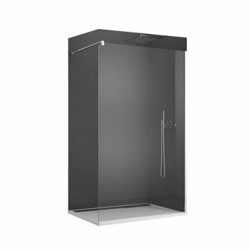 Paravan  dus Walk-In  SanSwiss Easy Crom 80 cm Paravan  dus Walk-In  SanSwiss Easy Crom 80 cm