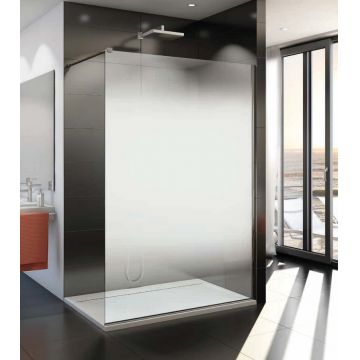 Cabina de dus Walk-In SanSwiss Easy SHADE STR4P 140cm  sticla securizata sablata 8mm