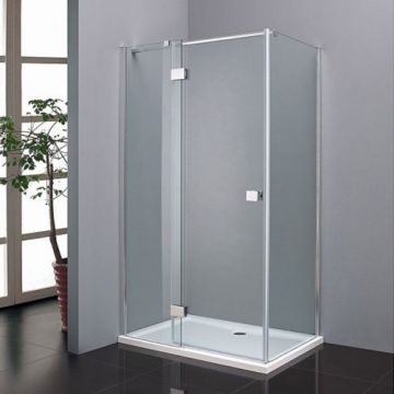 Cabina dus Wellis Clyde 120x90 cm, crom - Dimensiune 120x90