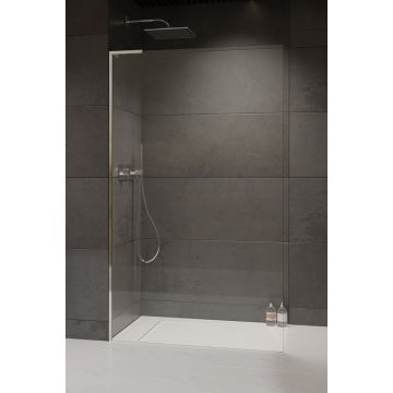 Cabina de dus tip Walk-in Radaway MODO SL II 120 cm  orientare stanga  profil crom lucios