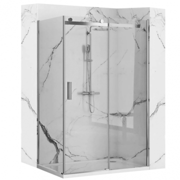 Cabina de dus glisanta Rea Nixon 90x130 cm Crom Cabina de dus glisanta Rea Nixon 90x130 cm Crom