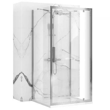 Cabina dus Rea Rapid Swing 90x80 cm Crom Cabina dus Rea Rapid Swing 90x80 cm Crom