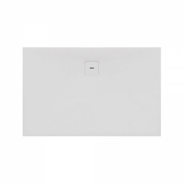 Cadita de dus dreptunghiulara, din marmura turnata, alba, 120x80x4 cm, KolpaSan Moonwalk