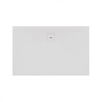 Cadita de dus patrata, din marmura turnata, alba, 100x100x4 cm, KolpaSan Moonwalk