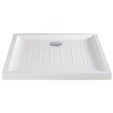 Cadita dus Gala Vita, 90x90 cm, patrata, alba