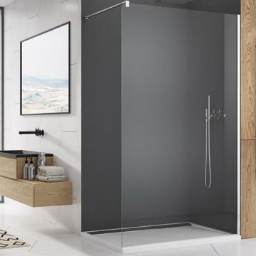 Paravan de dus Walk In SanSwiss, Easy, 140 x 200 cm , crom Paravan de dus Walk In SanSwiss, Easy, 140 x 200 cm , crom