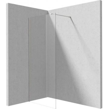 Paravan dus fix 70x195cm, sticla securizata 6 mm, argintiu cromat, tehnologie Active-Cover, Deante Prizma