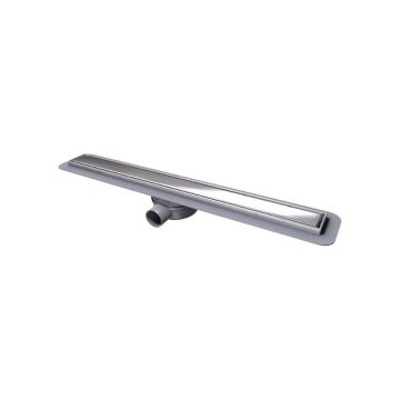 Rigola dus faiantabila Kessel Linearis Compact, 105 cm, cu sita pentru par si clapeta anti-miros