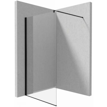 Paravan de dus Deante Kerria Plus negru mat 110x200 cm