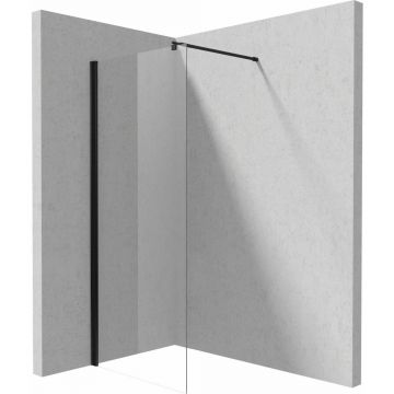 Paravan de dus Deante Kerria Plus negru mat 90x200 cm