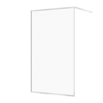 Paravan de dus tip Walk-in Cersanit Larga crom 120x200 cm