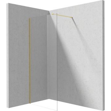 Paravan de dus Walk-in Deante Prizma auriu 80x195 cm