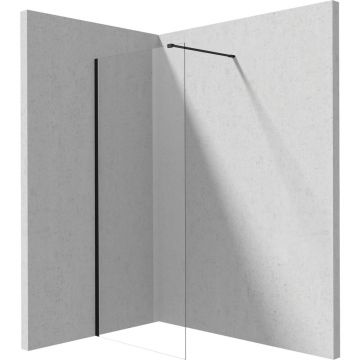 Paravan de dus Walk-in Deante Prizma negru 80x195 cm