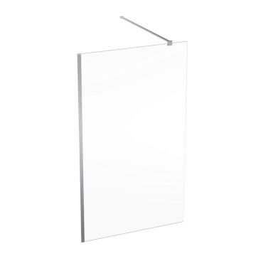 Paravan de dus tip Walk-in Geberit Geo 120x200 cm sticla securizata 8 mm