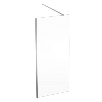 Paravan de dus tip Walk-in Geberit Geo 90x200 cm sticla securizata 8 mm