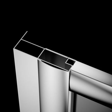 Profil extensie Radaway Premium Plus DWJ/DWD 4 cm crom lucios montaj pe partea fixa