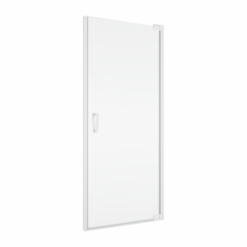 Usa batanta cu profil compensator, alb, 70 cm, instalare dreapta, Ronal Cadura